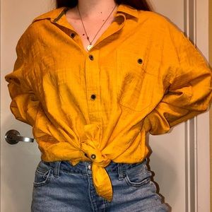 Vintage Gold Button Down